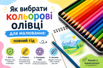 Як вибрати кольорові олівці для малювання: повний гід